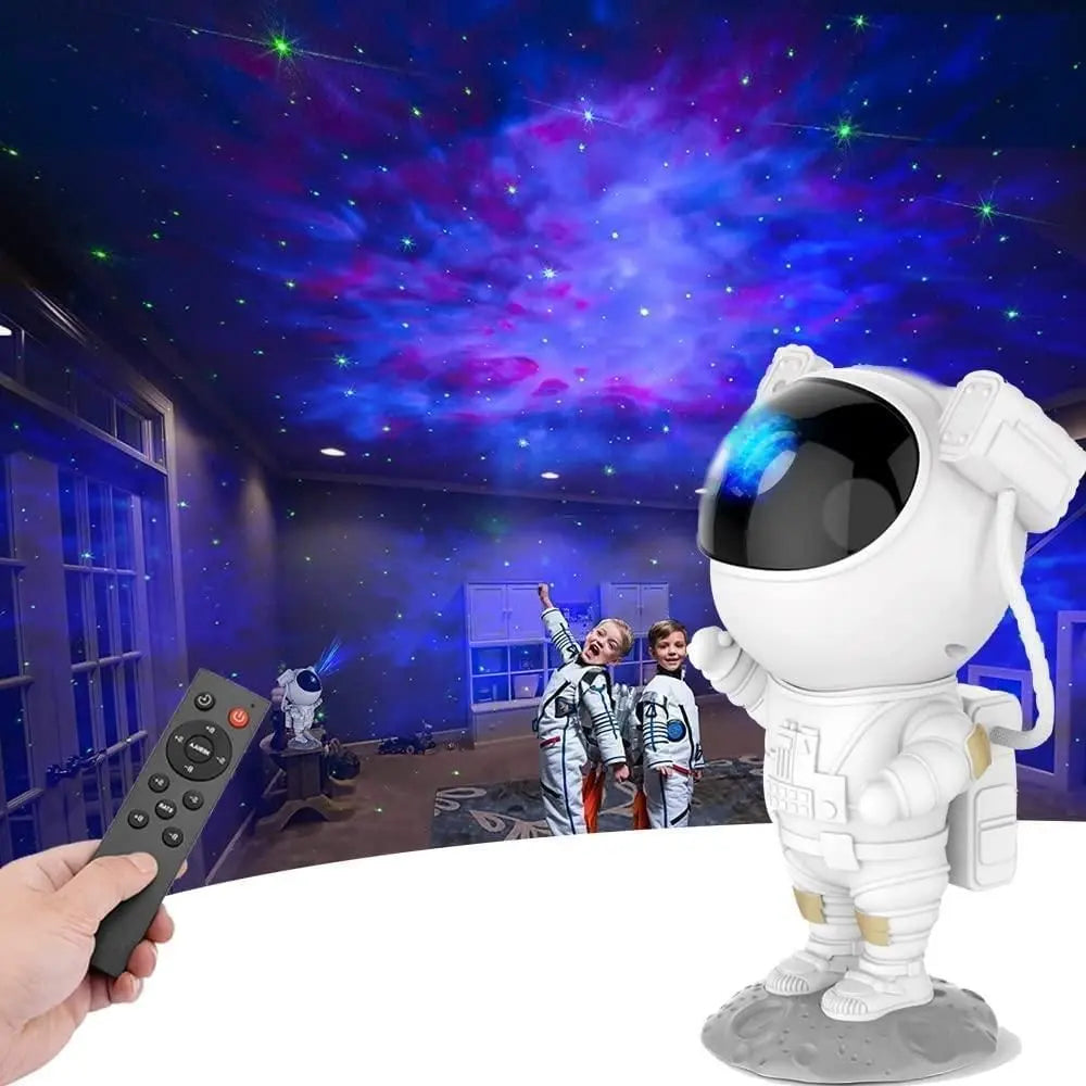 Astronaut Galaxy Projector - 360 Magnetic Head Rotation, Remote Control f8854e-dc