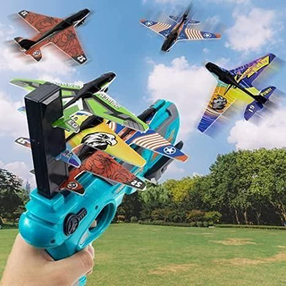 Airplane Launcher Toy Gun with Foam Glider f8854e-dc