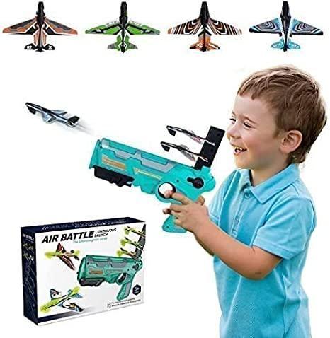 Airplane Launcher Toy Gun with Foam Glider f8854e-dc