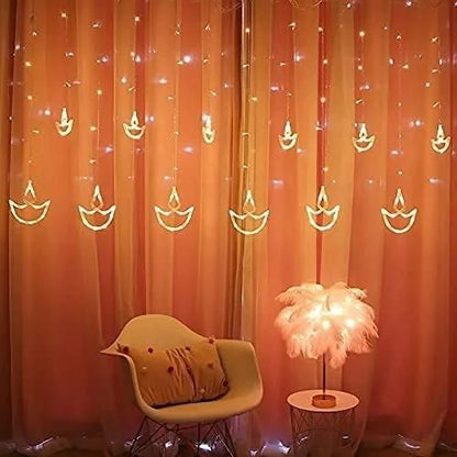 Mode Controller Curtain String Lights Led Lights for Home Decoration, Diwali Lights for Decoration for Home f8854e-dc