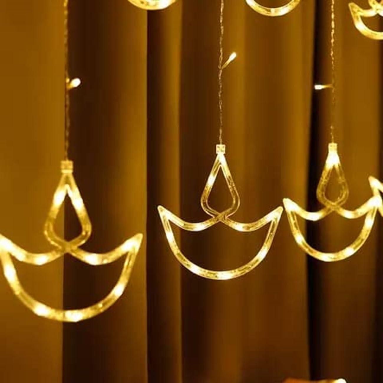 Mode Controller Curtain String Lights Led Lights for Home Decoration, Diwali Lights for Decoration for Home f8854e-dc