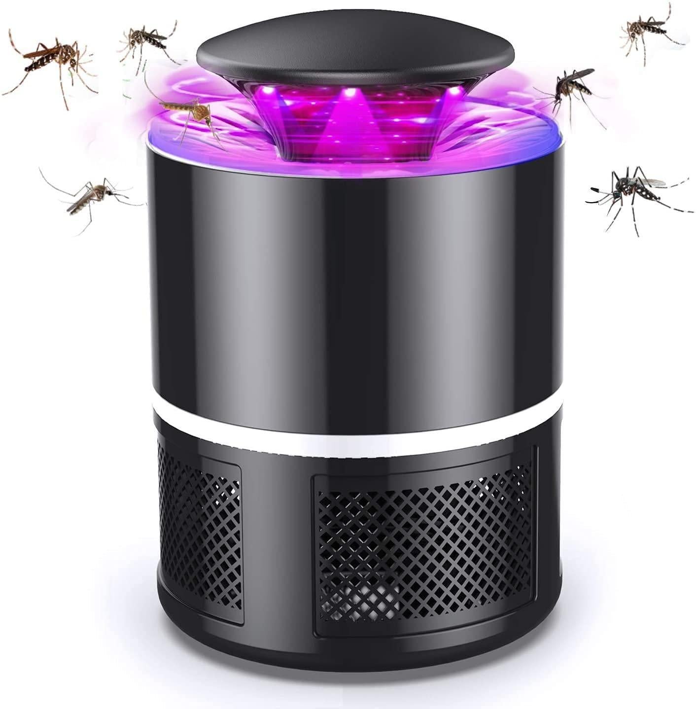 Electric Mosquito Insect Killer/Mosquito Trap/Bug Zapper with 360 Degrees LED Trap Lamp f8854e-dc