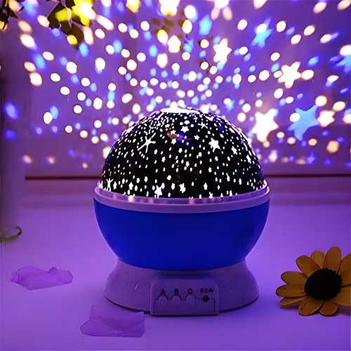 Star Master Dream Color Changing Rotating Projection Lamp f8854e-dc