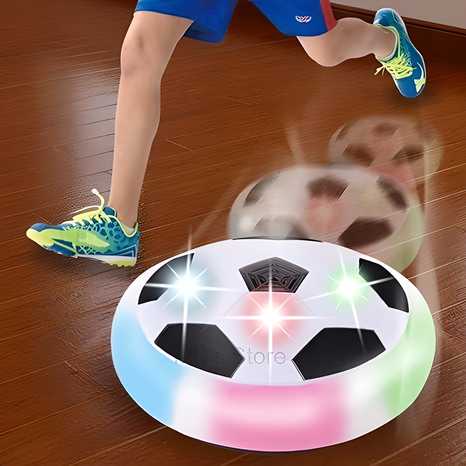 Magic Air Soccer Ball for Toddlers with Flashing Colored LED Lights f8854e-dc