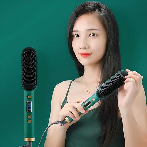 Professional Electric Hair Straightener Comb Brush f8854e-dc