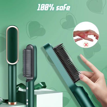 Professional Electric Hair Straightener Comb Brush f8854e-dc