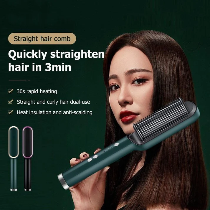 Professional Electric Hair Straightener Comb Brush f8854e-dc